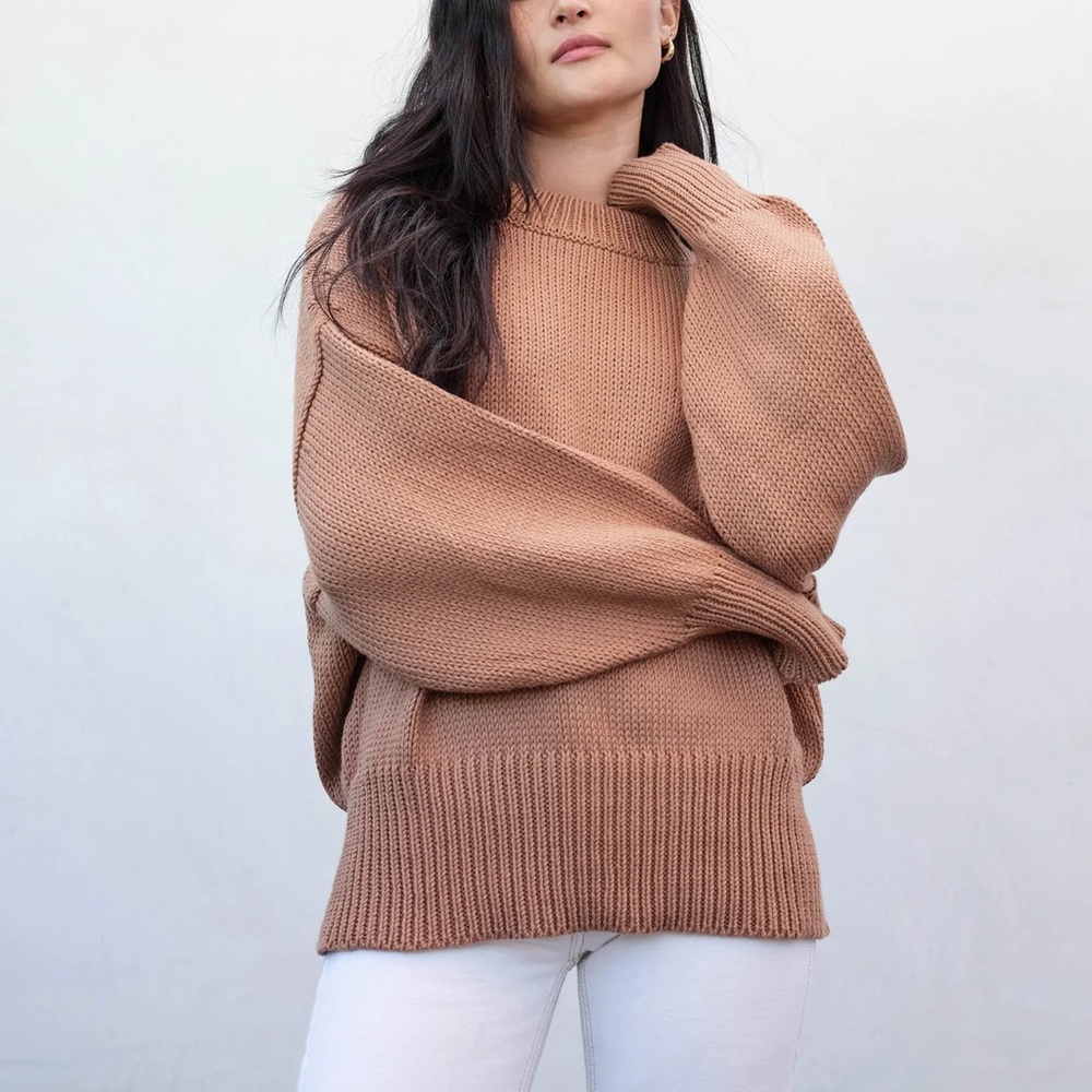 MATE Organic Knit Crew Sweater NWT